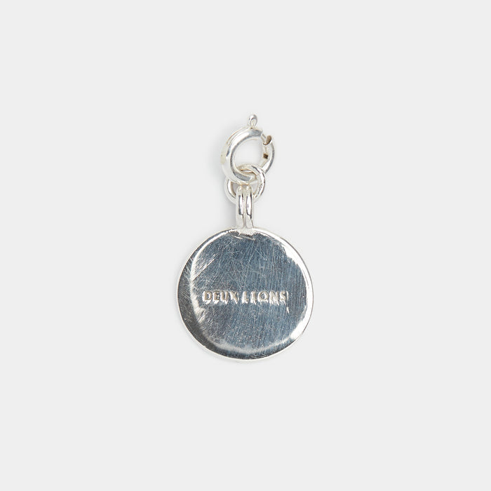Lillie Initial Charm in Silver size Big