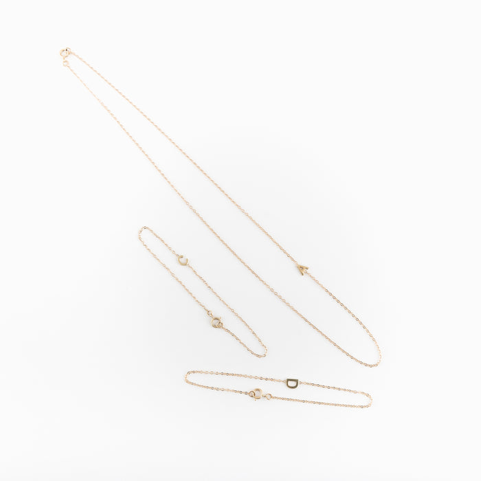 Lillie Letter Bracelet