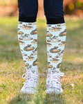 Limited Edition Best Weekend All Year Boot Socks made in USA, one pair, printed to order, no returns
