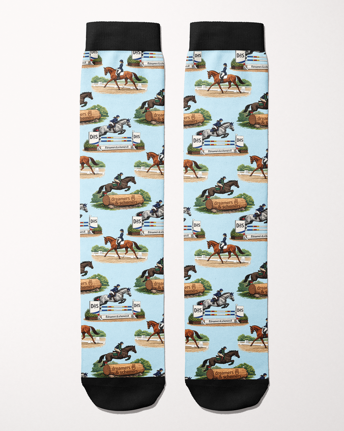 Limited Edition Best Weekend All Year Boot Socks made in USA, print-to-order single pair, 50% cotton blend