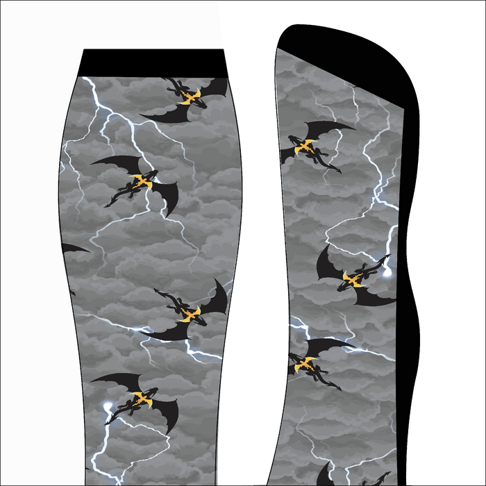 Fourth Wing limited edition equestrian boot socks, additional view