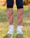 Limited edition Sagittarius zodiac boot socks for horseback riding with adventurous design