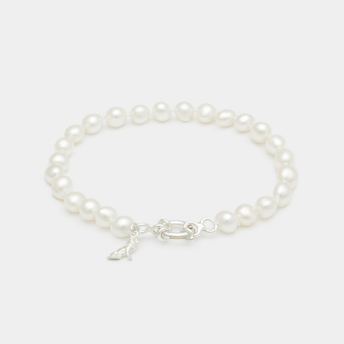 Louis Pearl Bracelet in Silver