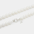 Louis Pearl Necklace in Silver