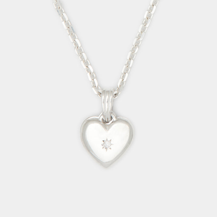 Madeline's Coeur Locket in Silver for Him