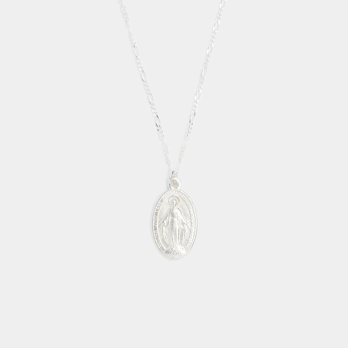 Madonna Necklace in Silver for Her