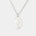Madonna Necklace in Silver for Him