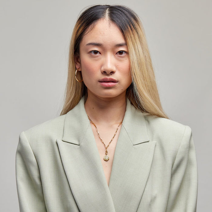 Medusa Charm on Cairo Chain in Gold