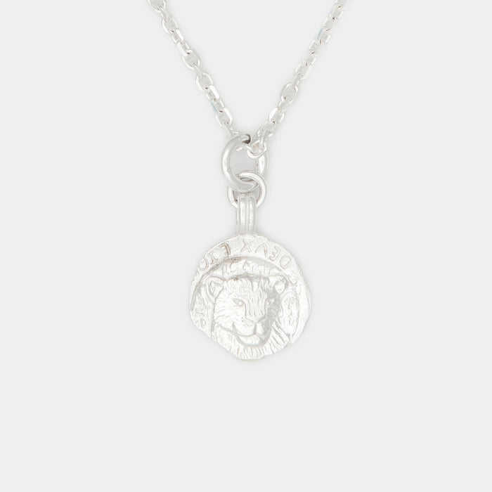 Medusa Necklace & Diamond Cut Bracelet Duo in Sterling Silver
