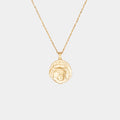 Medusa Necklace in Gold