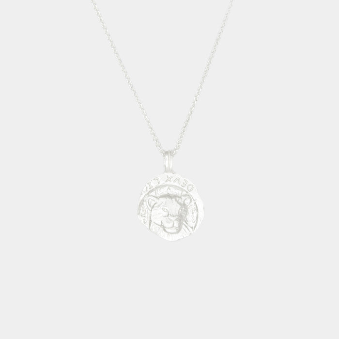 Medusa Necklace in Silver