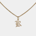 Mia Gothic Charm Choker in Gold