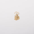 Mia Gothic Charm Earring in 10k gold