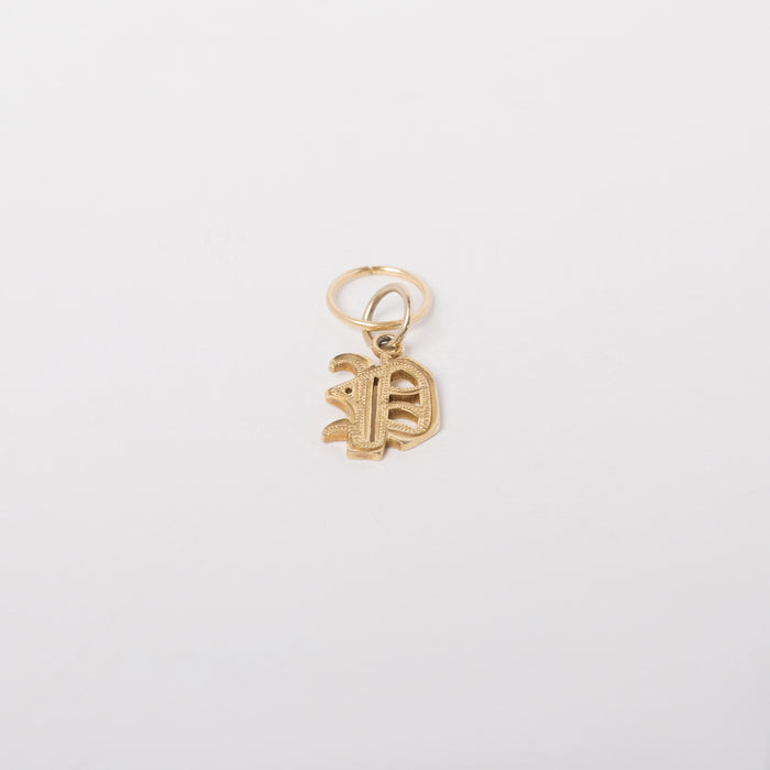 Mia Gothic Charm Earring in 10k gold