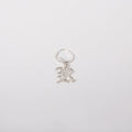 Mia Gothic Charm Earring in Sterling Silver