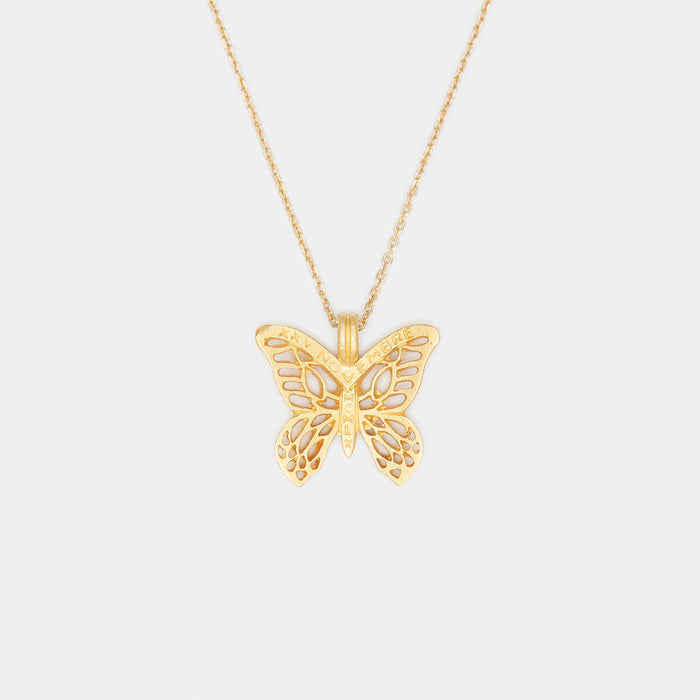 Mirabal Butterfly Necklace in Gold