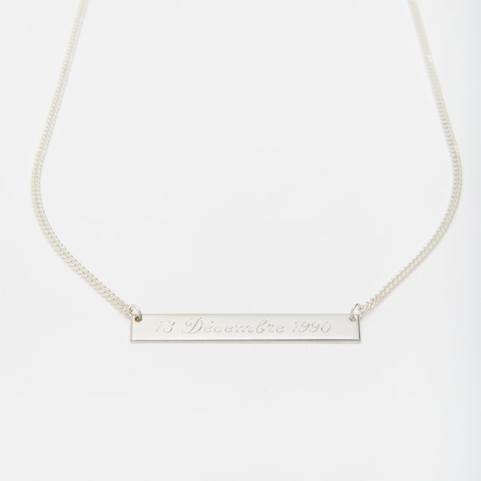 Momento Necklace in Silver
