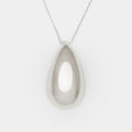 Moondrop Chain Necklace in Silver