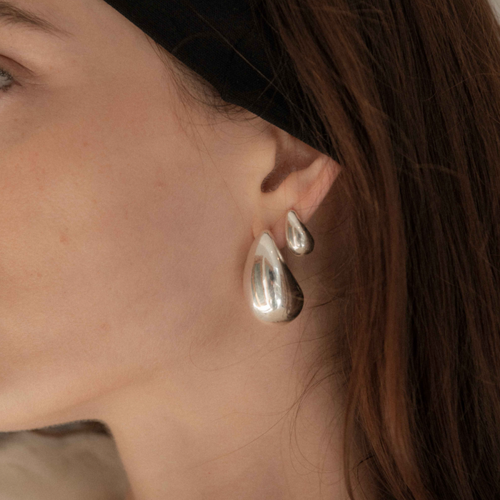 Moondrop Earrings in Sterling Silver
