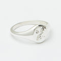 Moonshine Signet Ring in Silver