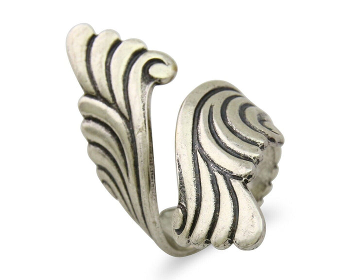 Navajo Adjustable Full Finger Ring 925 Silver Native American Size 5-9 C.80's