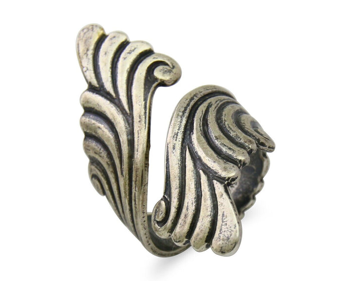 Navajo Adjustable Full Finger Ring 925 Silver Native American Size 5-9 C.80's