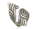 Navajo Adjustable Full Finger Ring 925 Silver Native American Size 5-9 C.80's