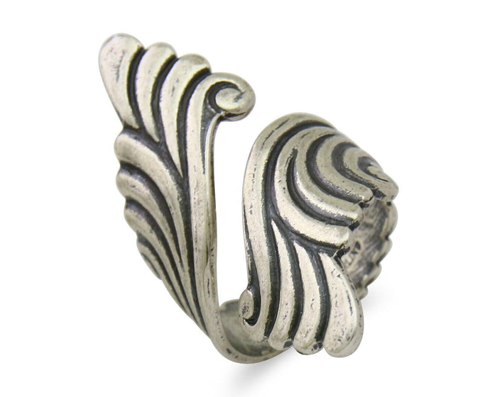 Navajo Adjustable Full Finger Ring 925 Silver Native American Size 5-9 C.80's