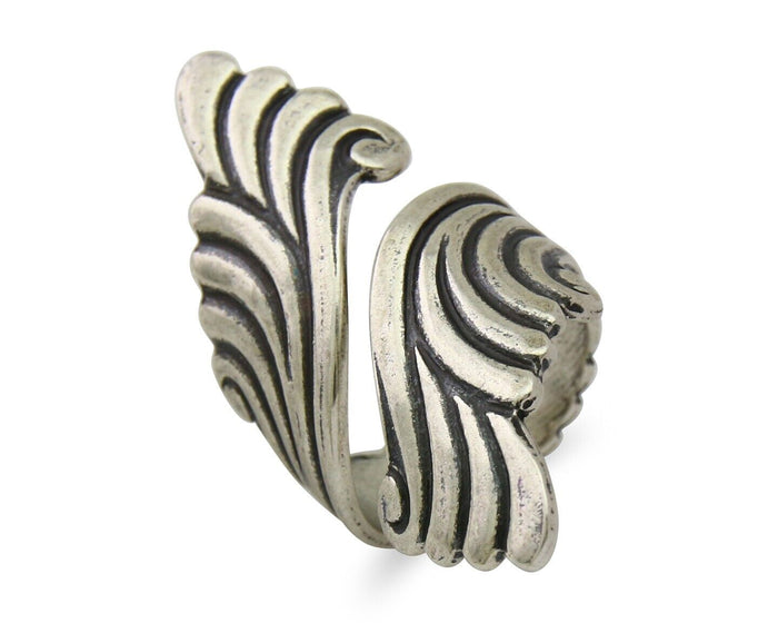 Navajo Adjustable Full Finger Ring 925 Silver Native American Size 5-9 C.80's