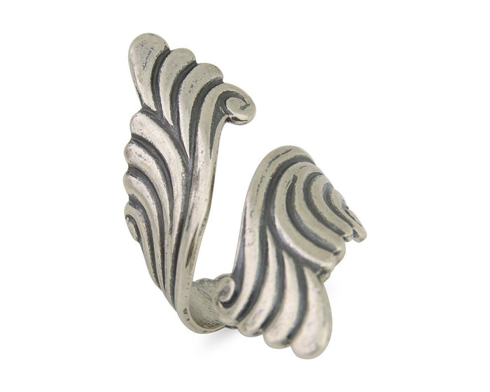 Navajo Adjustable Full Finger Ring 925 Silver Native American Size 5-9 C.80's