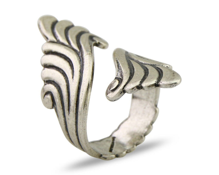Navajo Adjustable Full Finger Ring 925 Silver Native American Size 5-9 C.80's