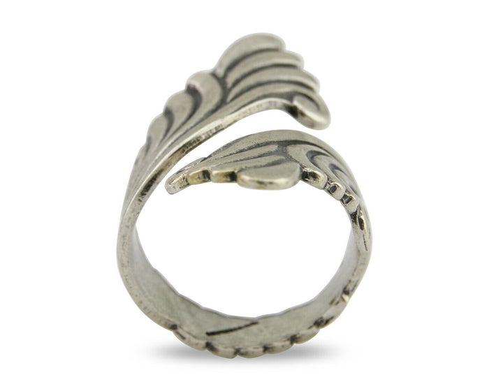 Navajo Adjustable Full Finger Ring 925 Silver Native American Size 5-9 C.80's