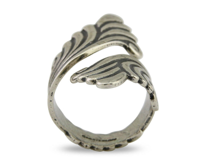 Navajo Adjustable Full Finger Ring 925 Silver Native American Size 5-9 C.80's