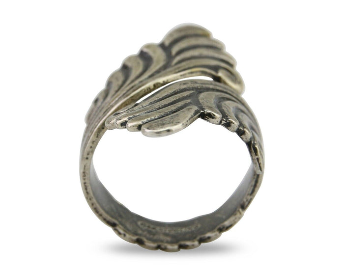 Navajo Adjustable Full Finger Ring 925 Silver Native American Size 5-9 C.80's