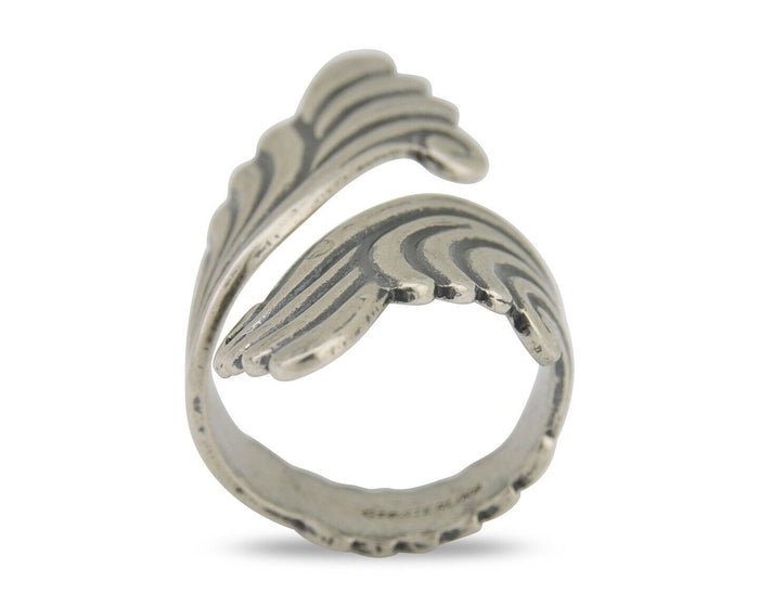 Navajo Adjustable Full Finger Ring 925 Silver Native American Size 5-9 C.80's