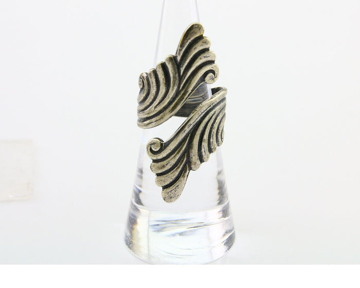 Navajo Adjustable Full Finger Ring 925 Silver Native American Size 5-9 C.80's