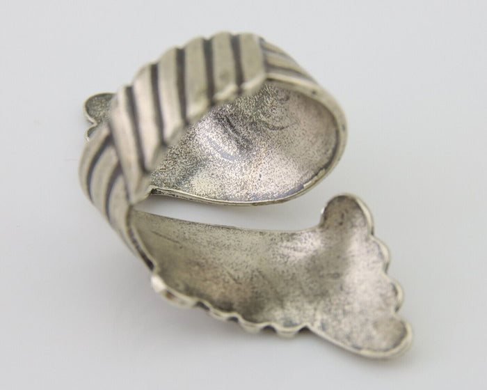 Navajo Adjustable Full Finger Ring 925 Silver Native American Size 5-9 C.80's