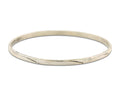 Navajo Bangle Bracelet 925 Silver Hand Stamped Twist Native American Artist C80s