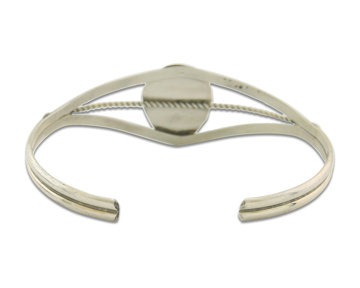 Navajo Bracelet 925 Silver Handmade Animal Claw Cuff Native American Artist C80s