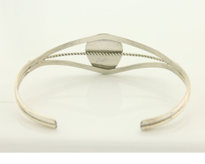Navajo Bracelet 925 Silver Handmade Animal Claw Cuff Native American Artist C80s