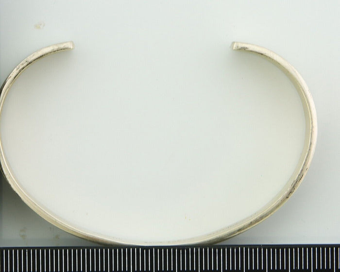 Navajo Bracelet 925 Silver Handmade Cuff Artist Signed Troy Laner C.80's