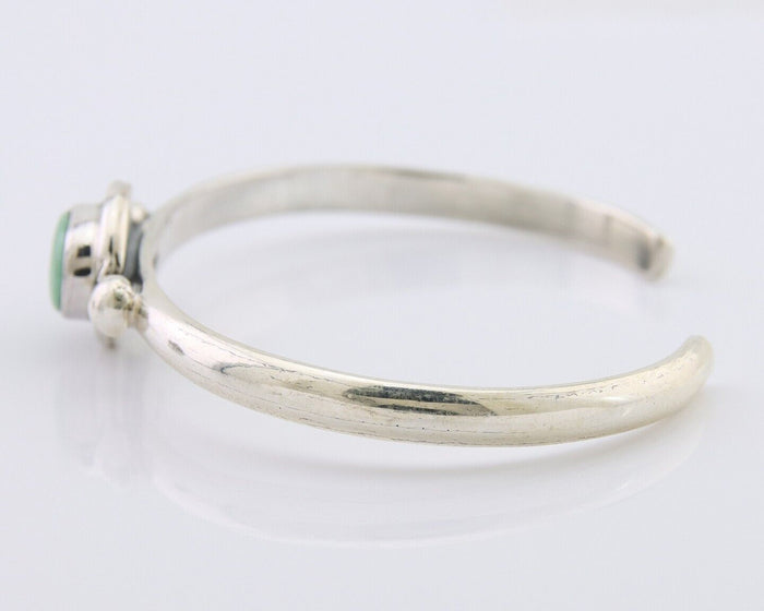 Navajo Bracelet 925 Silver Natural Turquoise Native American Artist C.80's