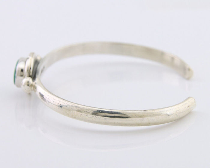 Navajo Bracelet 925 Silver Natural Turquoise Native American Artist C.80's