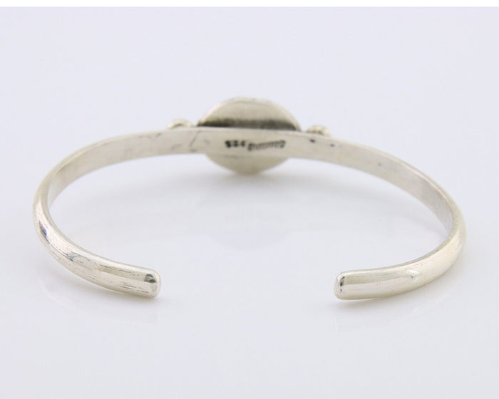 Navajo Bracelet 925 Silver Natural Turquoise Native American Artist C.80's