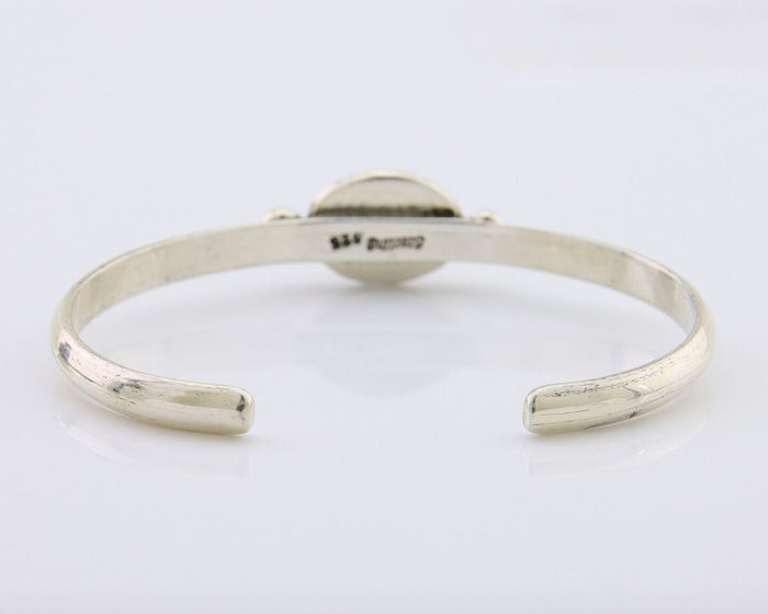 Navajo Bracelet 925 Silver Natural Turquoise Native American Artist C.80's