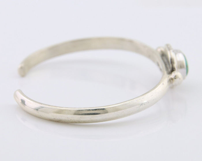 Navajo Bracelet 925 Silver Natural Turquoise Native American Artist C.80's