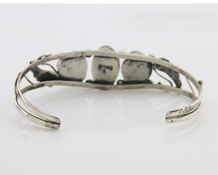 Navajo Bracelet 925 Silver Sleeping Beauty Turquoise Native American C.80's