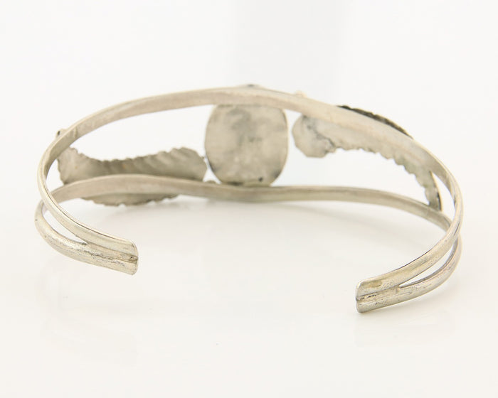 Navajo Bracelet Sterling Silver Turquoise Native American Artist Handmade