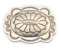 Navajo Concho Pin Sterling Silver Hand Stamped Native American Artist
