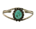Navajo Cuff Bracelet 925 Silver Turquoise Cuff Native American Artist C.80's
